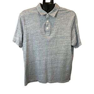 Hawker Rye Polo Shirt Heathered Knit Short Sleeve Casual Top‎ Mens Large